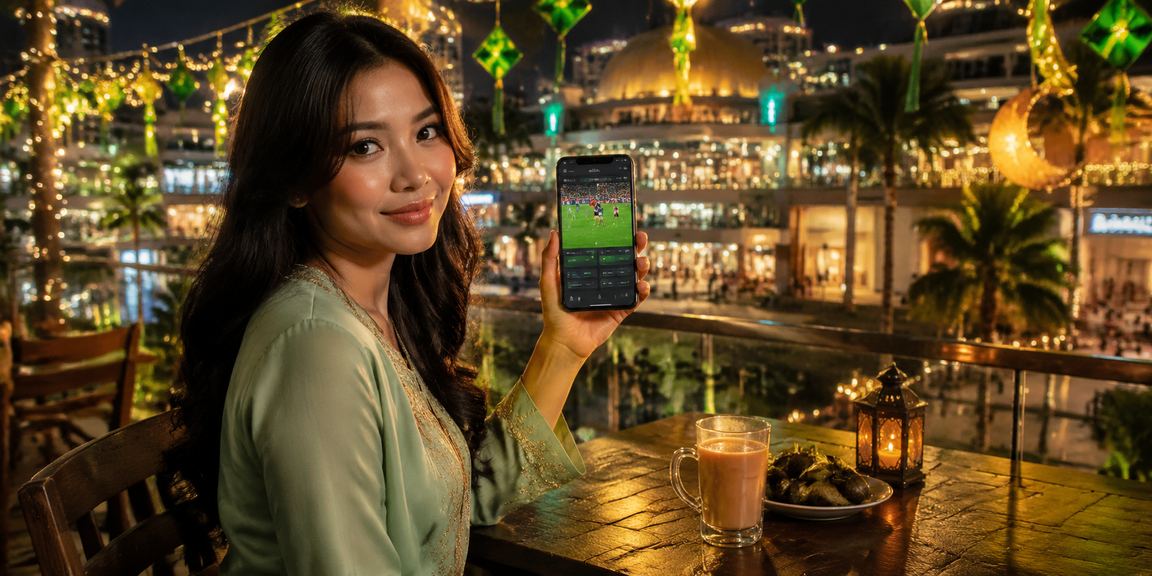 Pemain Johor Bahru menikmati taruhan bola sepak semasa Hari Raya melalui platform dalam talian yang selamat