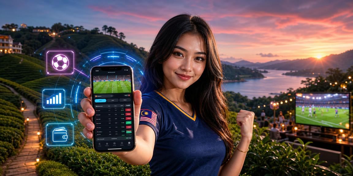 Aplikasi kasino Malaysia pada telefon pintar menunjukkan paparan permainan yang kemas